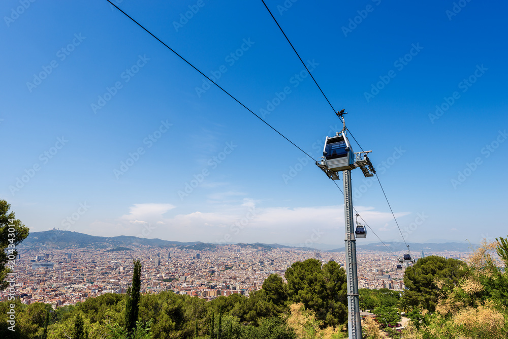 Cableway from Barcelona to Montjuic - Spain