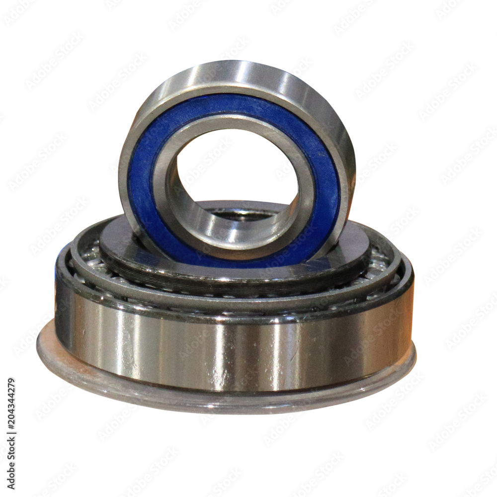 Two bearings. Isolated on white.