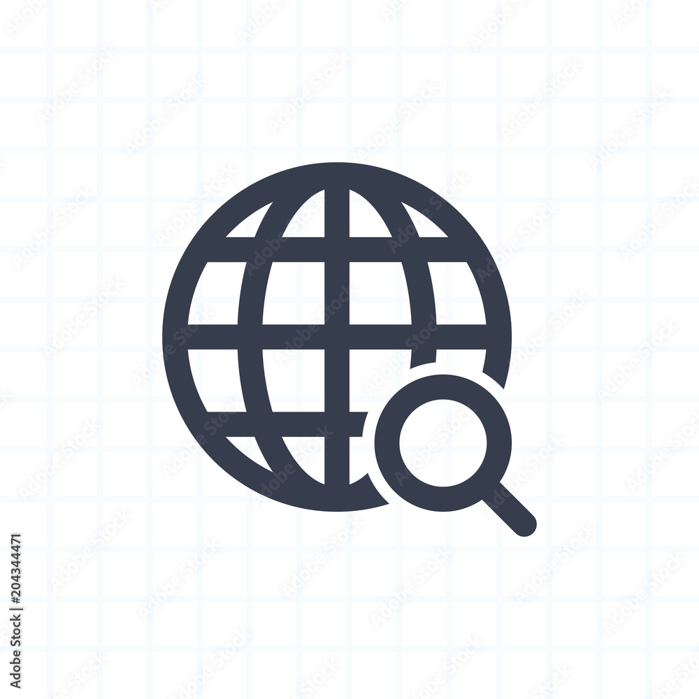 Grid Globe & Magnifier - String Icons . A professional, pixel-perfect icon. Grid Globe & Magnifier - String Icons . A professional, pixel-perfect icon.