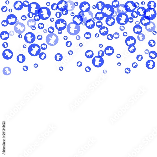 Thumbs up, I like vector sign. Conceptual symbol for approval in social media, support for friend and follower, popularity in Internet. Flat cartoon illustration. Objects isolated on white background.