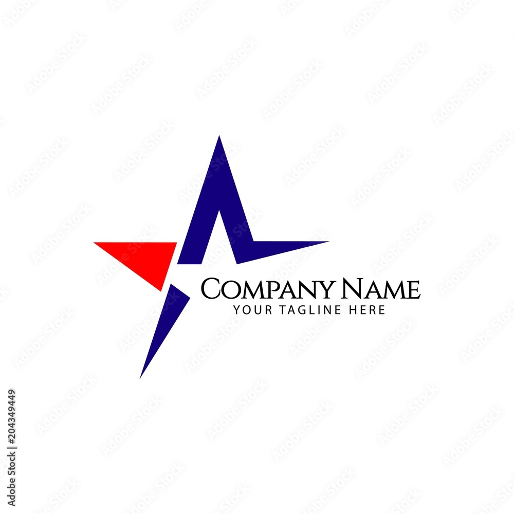 Star Company Logo Vector Template Design Illustration Star Company Logo Vector Template Design Illustration