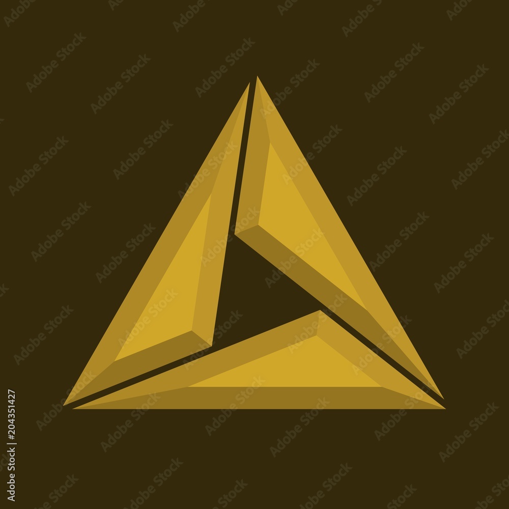 triangle logo. pyramid icon. vector eps 08. triangle logo. pyramid icon. vector eps 08.