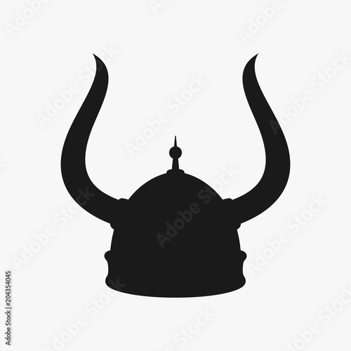 Helmet of Knight logo. Armor icon. Warrior symbol. Vector eps 08.