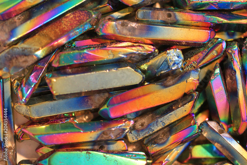 rainbow quartz crystals