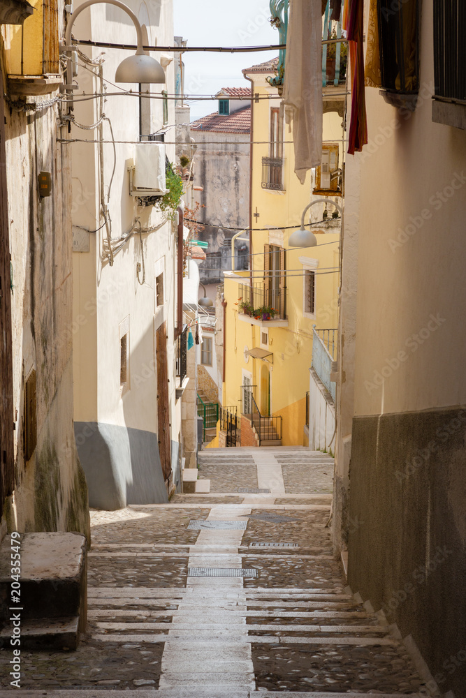 Rodi Garganico (Puglia, Italy) - View of the little picturesque village in south Italy