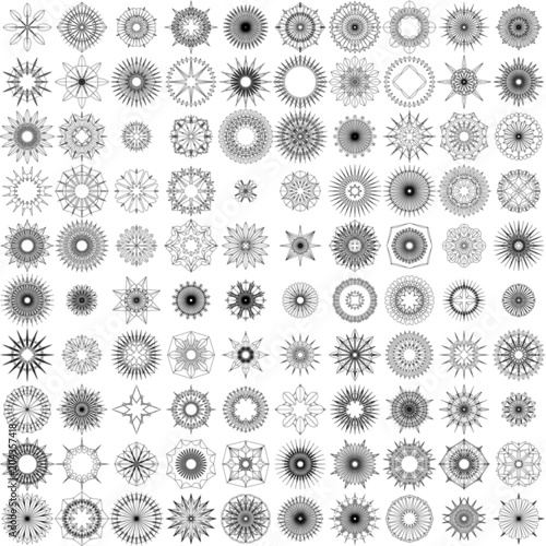 100 Mandalas zum Ausmahlen