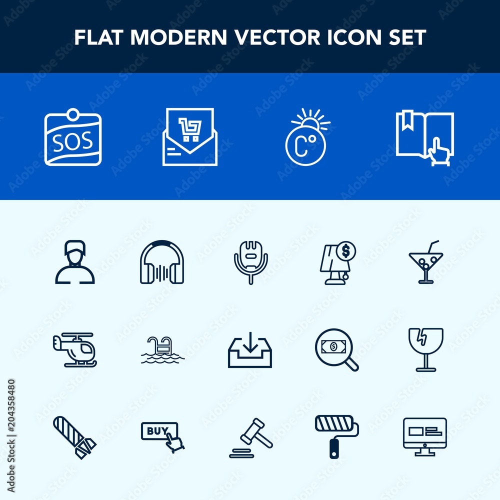 Modern, simple vector icon set with bill, list, water, lamp, label, male, open, receipt, scale, drink, retail, sky, summer, air, juice, sound, karaoke, stereo, sign, blue, transportation, light icons Modern, simple vector icon set with bill, list, water, lamp, label, male, open, receipt, scale, drink, retail, sky, summer, air, juice, sound, karaoke, stereo, sign, blue, transportation, light icons