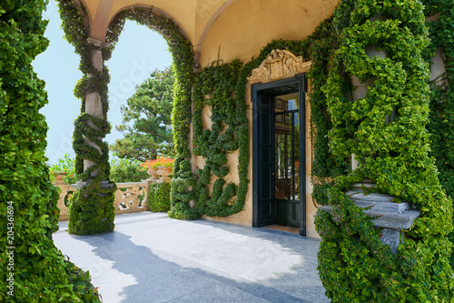 Loggia of Villa del Balbianello, Lenno, Lombardia, Italy photo