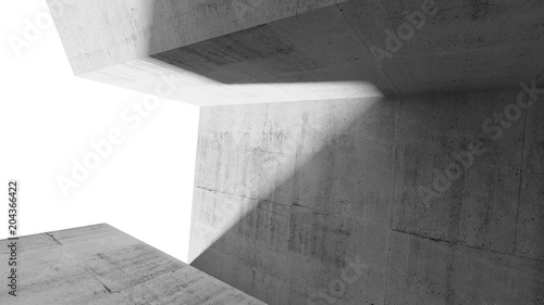 Fototapeta Naklejka Na Ścianę i Meble -  Modern minimal architecture background, 3d