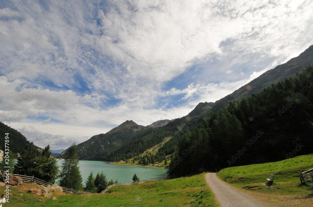 Gebirge Südtirol Berge Felsen See