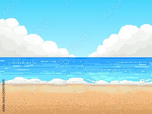 retro pixel vector design
