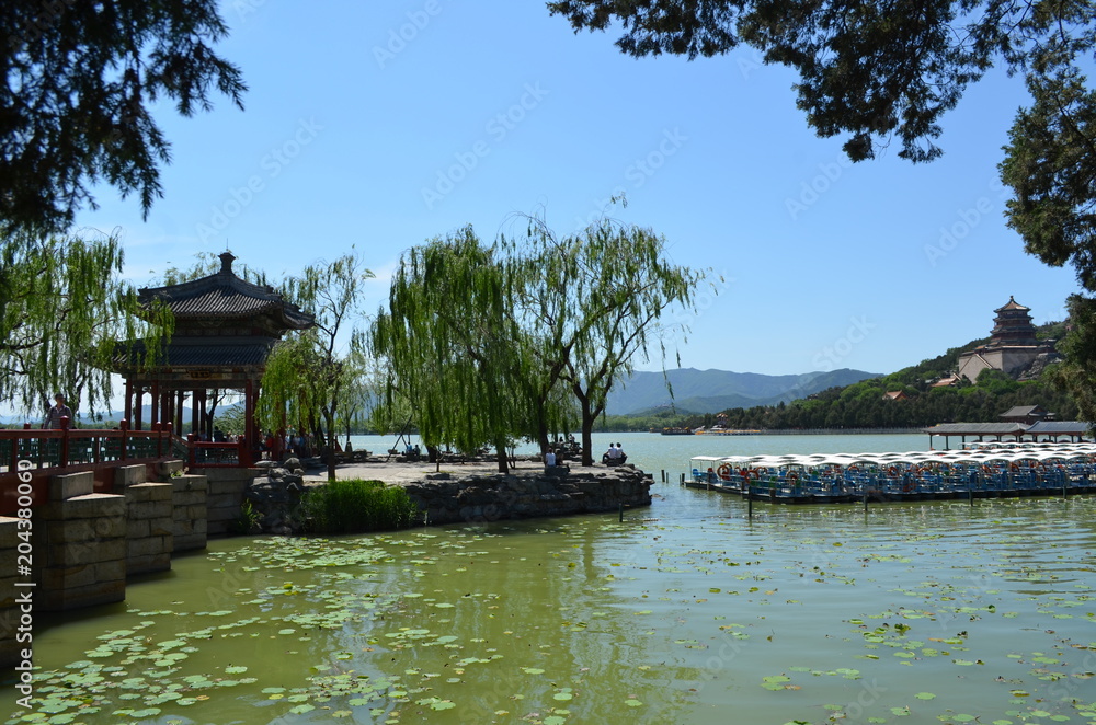 Kunming Lake seen from the Summer Palace Beijing, China Kunming Lake seen from the Summer Palace Beijing, China