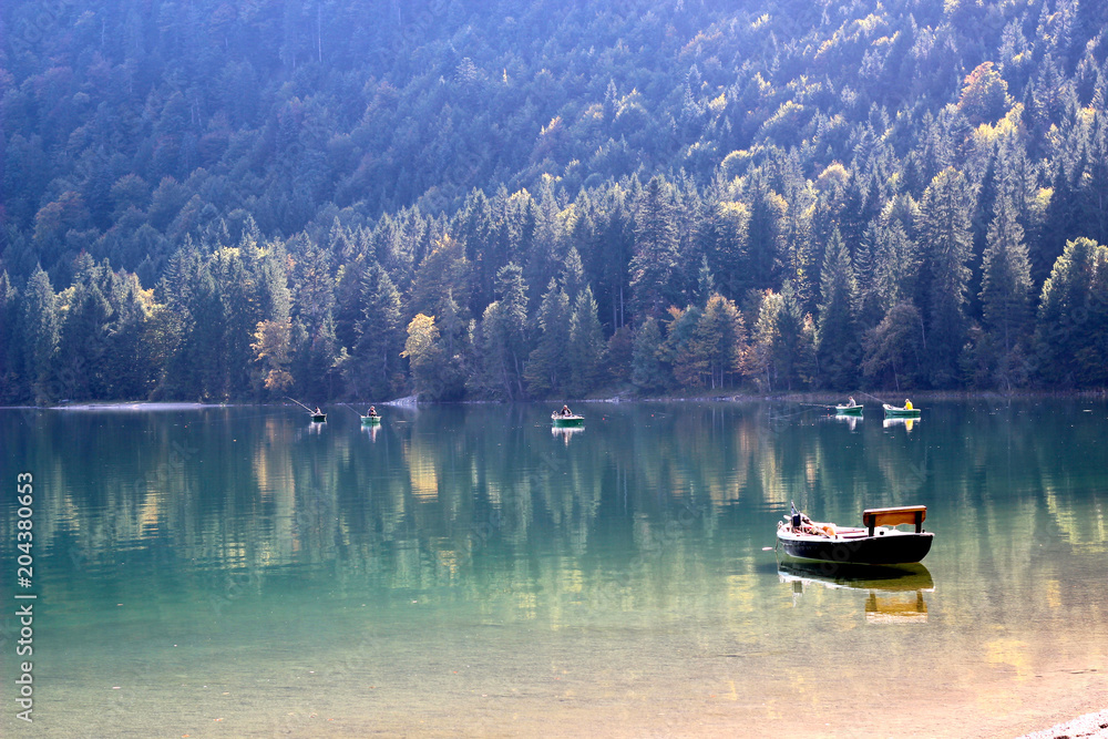 boat and lake
