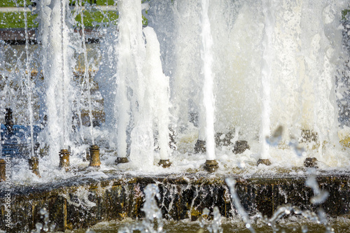 The beautiful city fountain