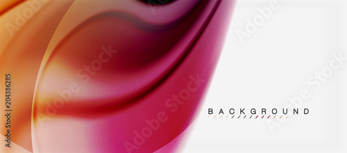 Swirl fluid flowing colors motion effect, holographic abstract background