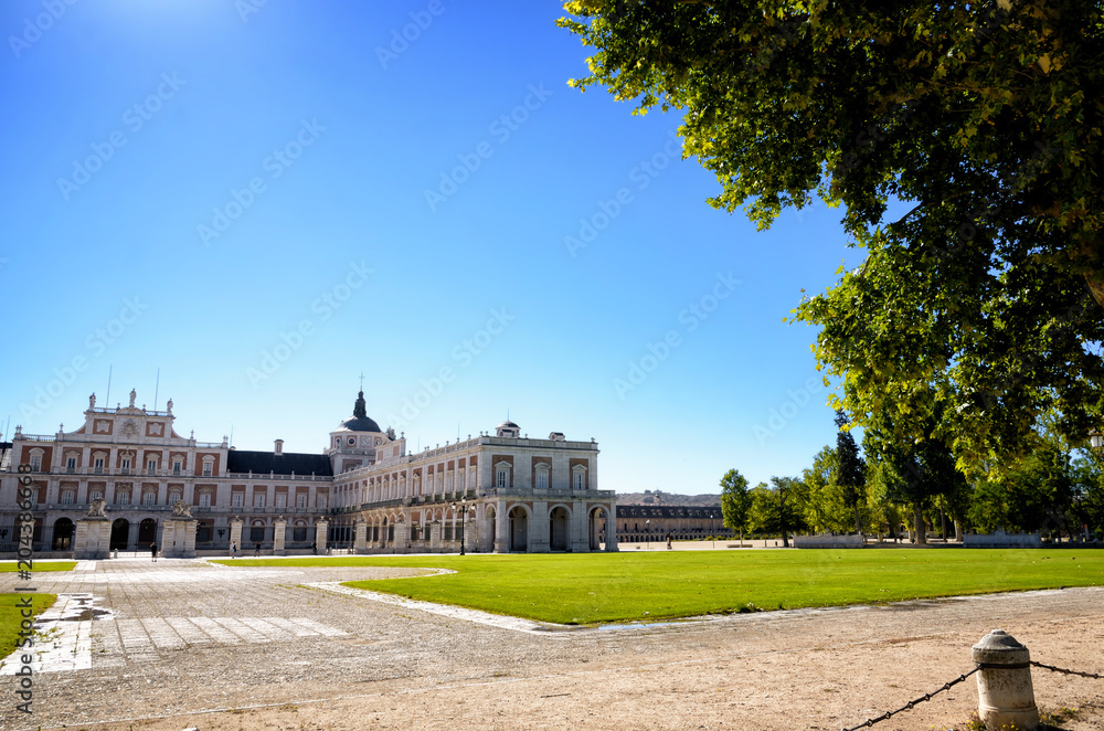 Obraz premium Spanish destination, Aranjuez. Historical royal city