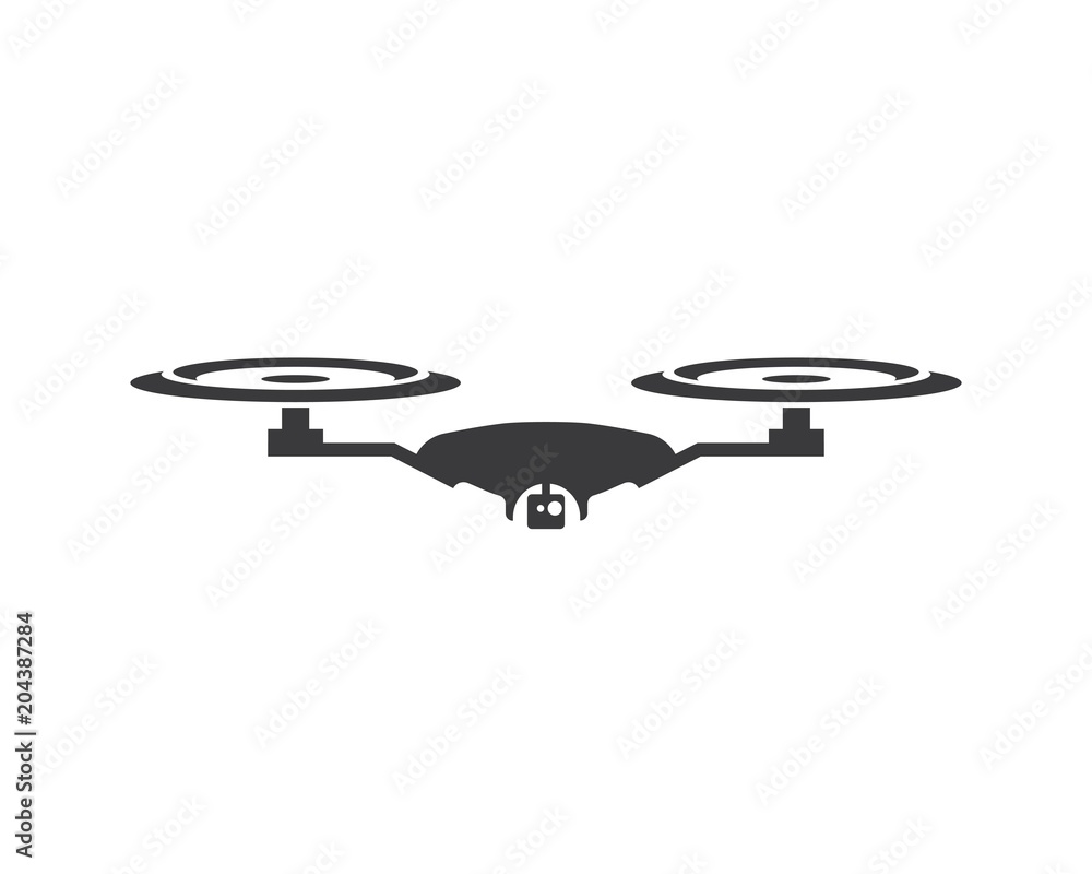 Drone logo vector Drone logo vector