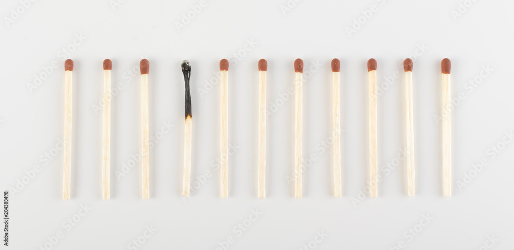 One Burned Match among Unburned Ones One Burned Match among Unburned Ones