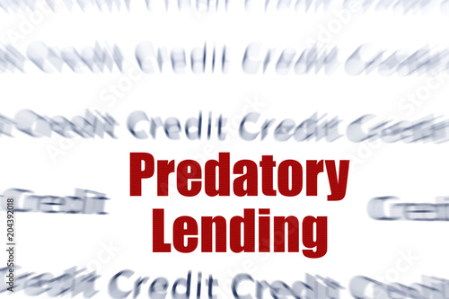 Predatory Lending concept