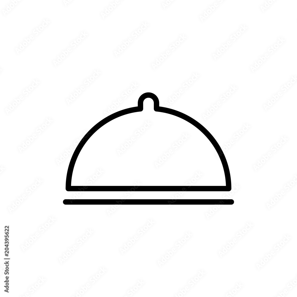 food cover icon vector illustration food cover icon vector illustration