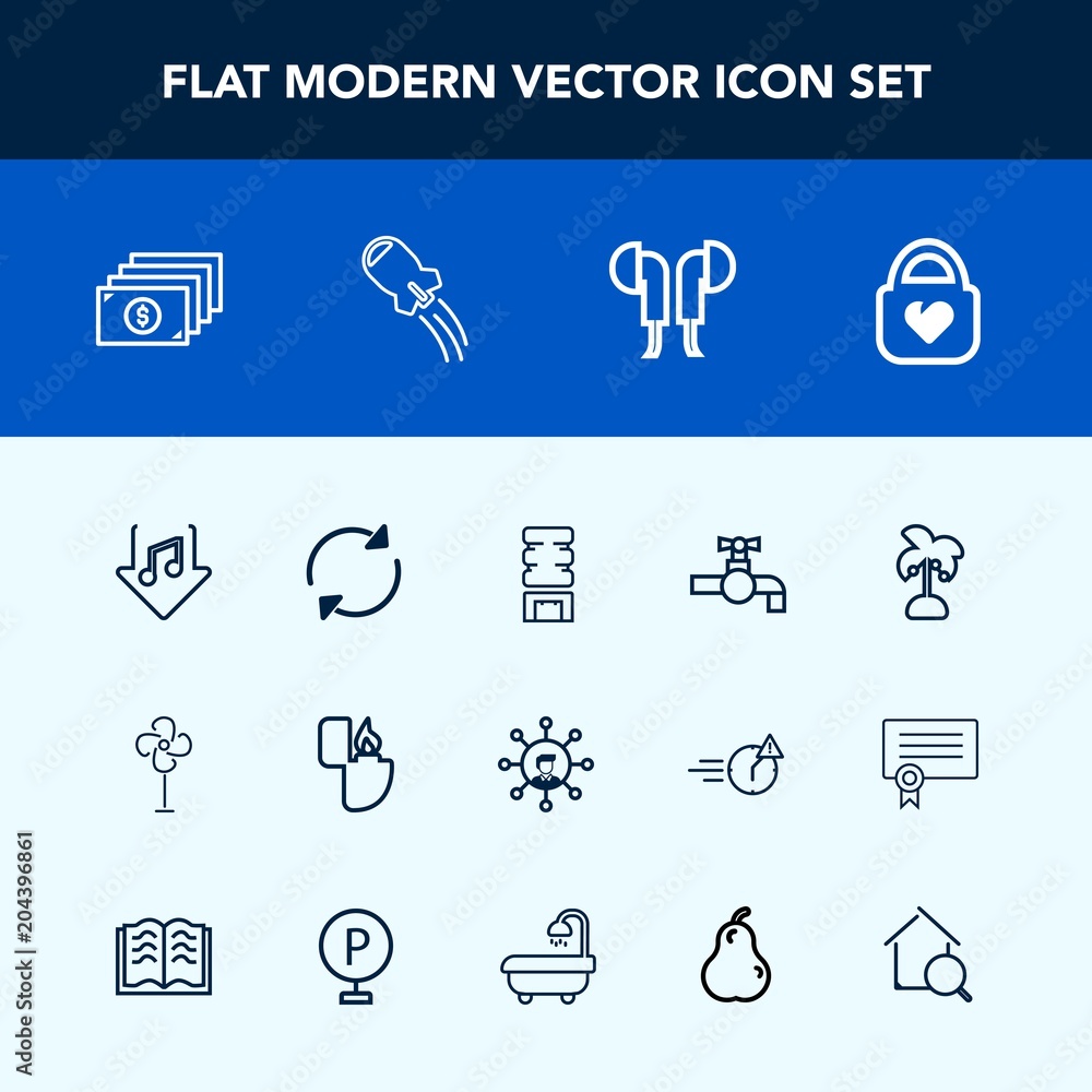 Modern, simple vector icon set with white, display, summer, internet, technology, cooler, space, tap, fan, cigarette, electric, spaceship, palm, cash, flame, tropical, screen, arrow, object, air icons Modern, simple vector icon set with white, display, summer, internet, technology, cooler, space, tap, fan, cigarette, electric, spaceship, palm, cash, flame, tropical, screen, arrow, object, air icons
