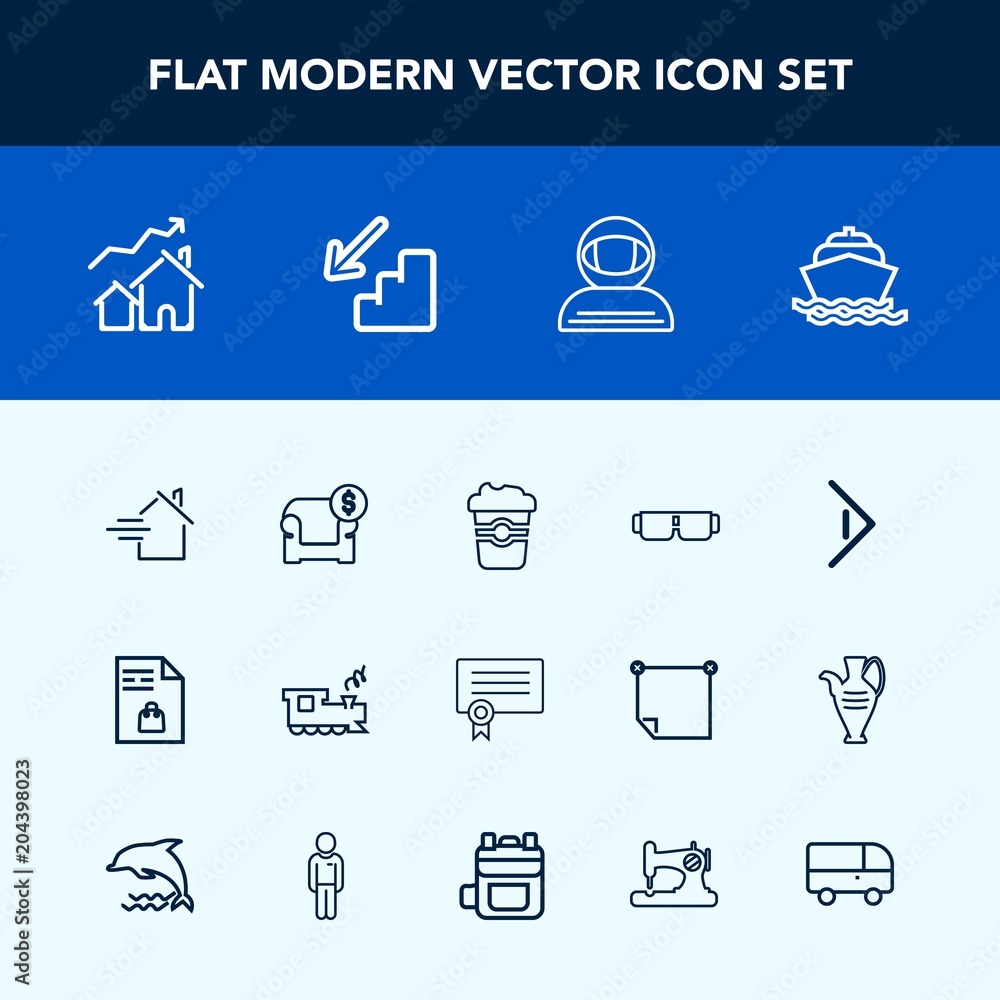 Modern, simple vector icon set with cup, interior, success, sun, sea, template, space, rent, certificate, arrow, estate, transportation, transport, increase, property, diploma, right, sofa, cafe icons Modern, simple vector icon set with cup, interior, success, sun, sea, template, space, rent, certificate, arrow, estate, transportation, transport, increase, property, diploma, right, sofa, cafe icons