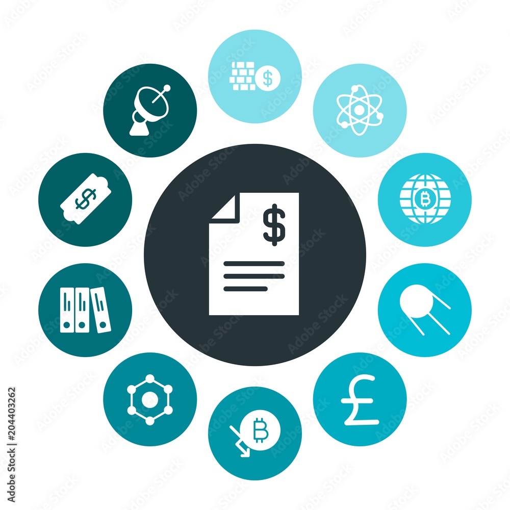 business, science, money Infographic Colorful fill Icons Set. Contains such Icons as dish, label, paperwork, currency, document, price, accounting, cash and more. Fully Editable. Pixel Perfect business, science, money Infographic Colorful fill Icons Set. Contains such Icons as dish, label, paperwork, currency, document, price, accounting, cash and more. Fully Editable. Pixel Perfect