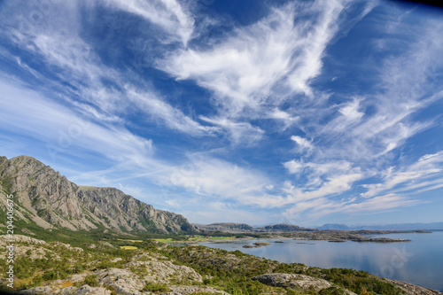 Great hiking at Vega island in Northern Norway