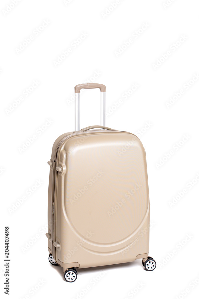 Suitcase isolated on white background. suitcase for travel. Suitcase isolated on white background. suitcase for travel.