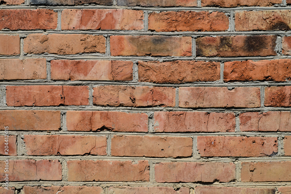 texture of an even brick wall texture of an even brick wall