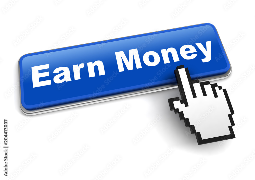 earn money concept 3d illustration isolated earn money concept 3d illustration isolated