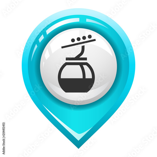Brighted map marker