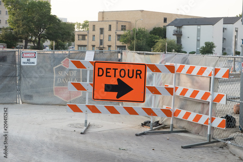 Street Detour San Antonio Texas photo