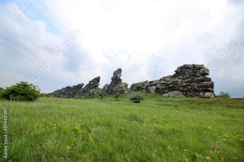 Die Teufelsmauer im Mittelgebirge Harz photo