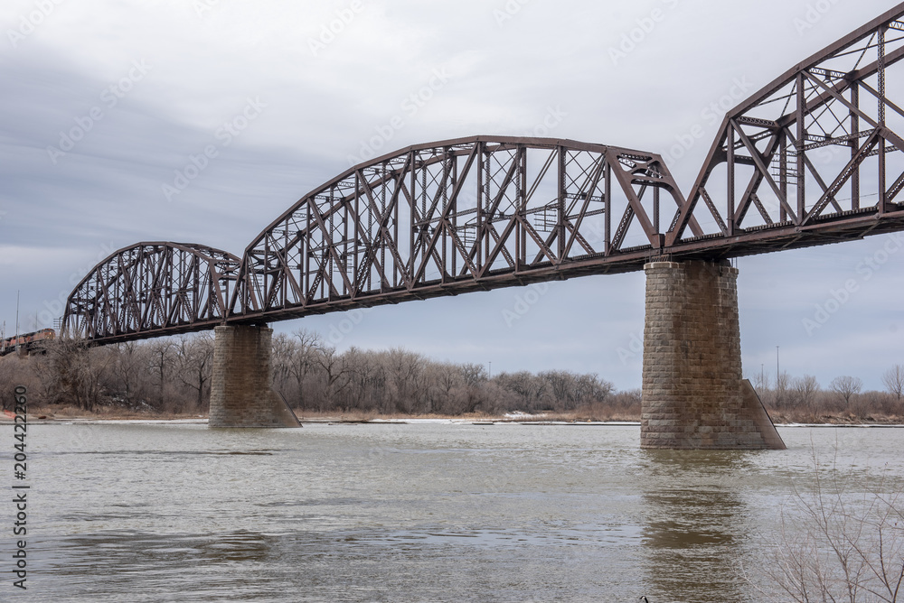 Fototapeta premium Railroad bridge