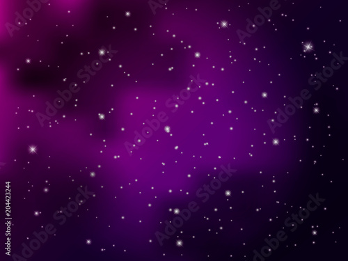 Abstract universe background. Vector illustration.