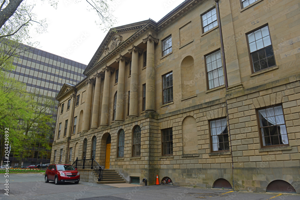 Province House is the legislative assembly of Nova Scotia in Halifax, Nova Scotia, Canada. This Palladian style house was built in 1819 and is the oldest legislative building still in use in Canada.