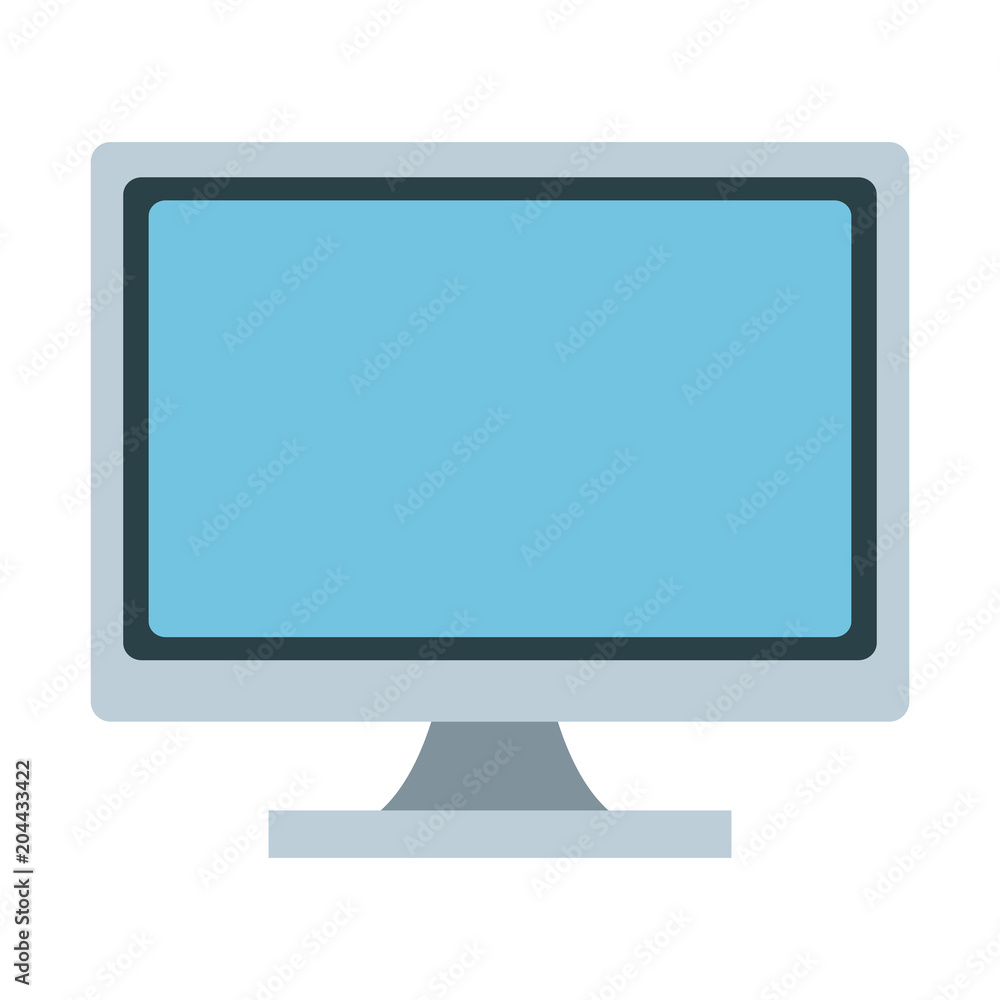 Computer screen technology vector illustration graphic design Computer screen technology vector illustration graphic design