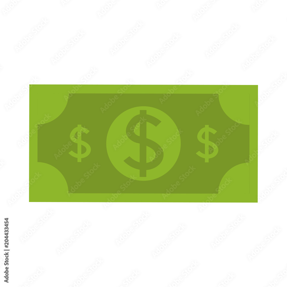 Billet money symbol vector illustration graphic design Billet money symbol vector illustration graphic design