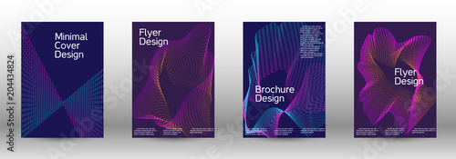  Backgrounds with gradient linear waves.