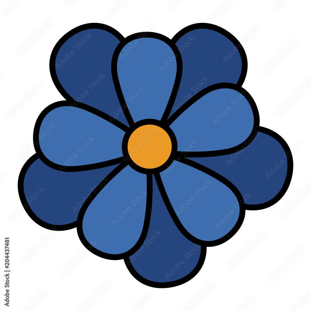beautiful flower decorative icon vector illustration design beautiful flower decorative icon vector illustration design