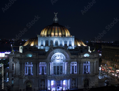  Historical center in Mexico City Palace of Fine Arts