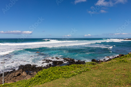 Waves Crashing Ashore Along the Scenic Maui Coast © natureguy