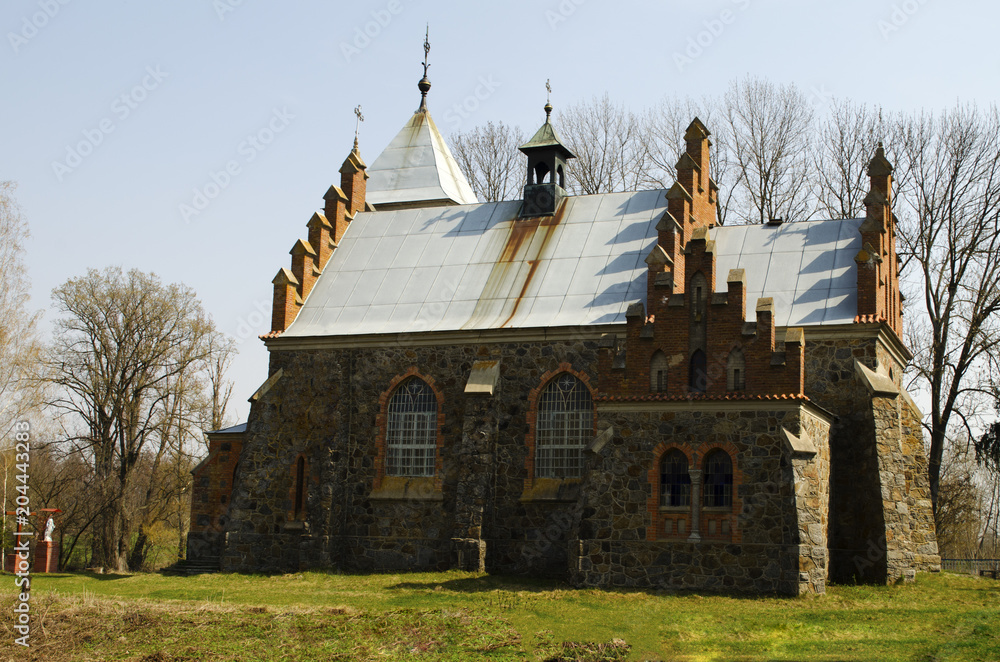 old church in the gothic style