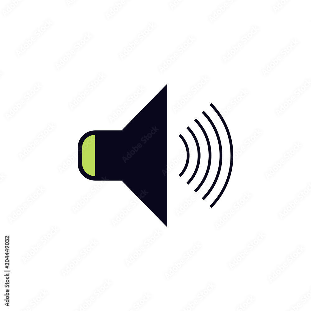 sound sign icon. Element of colored web icon for mobile concept and web apps. Detailed sound sign icon can be used for web and mobile. Premium icon sound sign icon. Element of colored web icon for mobile concept and web apps. Detailed sound sign icon can be used for web and mobile. Premium icon