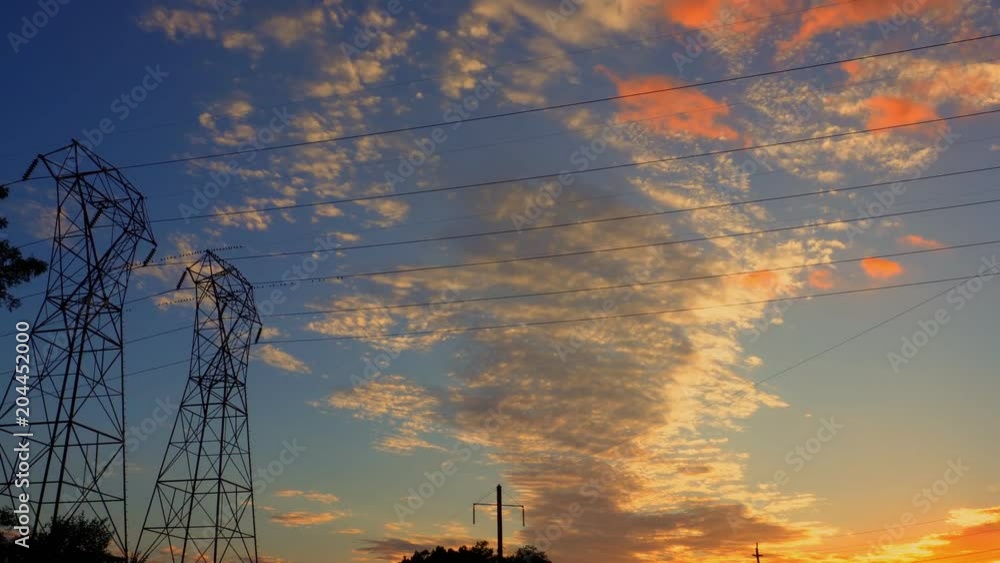 Sunset sky with golden and blue clouds in Mediterranean Sunset sky with golden and blue clouds in Mediterranean
