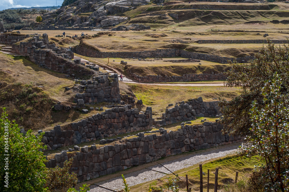 Obraz premium view of inca road