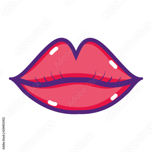 beauty female lips makeup style