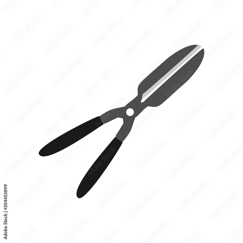 Garden pruner, agriculture tool icon Garden pruner, agriculture tool icon