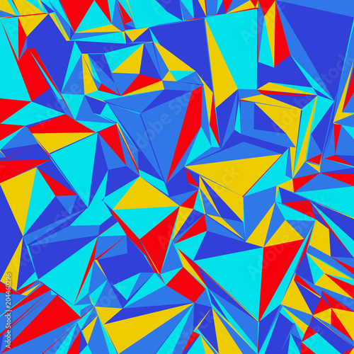Wallpaper Mural Abstract background with colorful triangles for magazines, booklets or mobile lock screen Torontodigital.ca